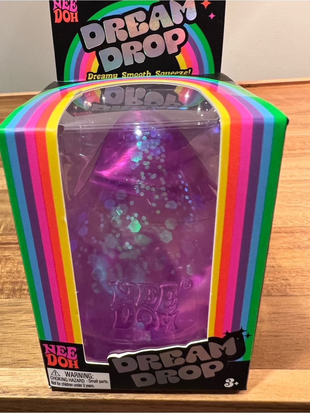 🔥💜NeeDoh Purple Sparkle Dream Drop Squeezy Toy. So dreamy, hard to find!